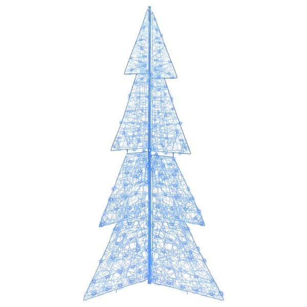 vidaXL &Aacute;rbol de Navidad con 240 LED Azul 180 cm Acr&iacute;lico
