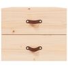 vidaXL Mesitas de noche de pared 2 uds 50x36x40 cm