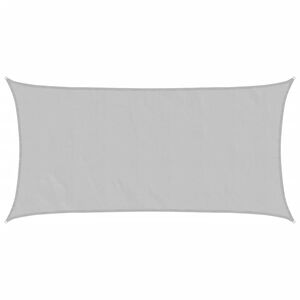 vidaXL Toldo de vela poli&eacute;ster oxford 100% gris claro 3,5x2 m