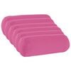 vidaXL Funda de almohada 6 pcs HEERLEN Rosa &Oslash; 15 x 40 cm Poli&eacute;ster