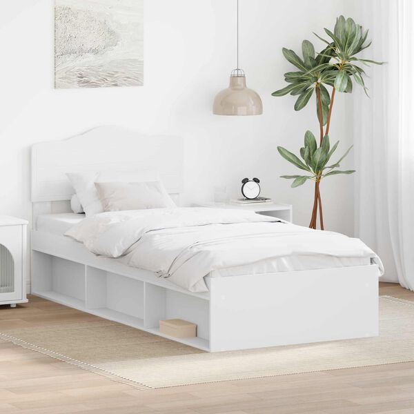 vidaXL Estructura de cama 90 x 190 cm Madera de pino macizo