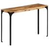 vidaXL Mesa consola madera maciza de mango y hierro 110x35x76 cm