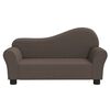 vidaXL Sofá para niños tela gris taupe