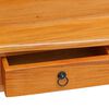 vidaXL Mesa Consola Natural 115 x 32 x 76 cm Madera de Caoba S&oacute;lida