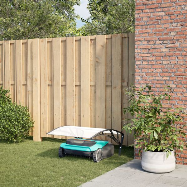 vidaXL Robot Cortac&eacute;sped Garaje Negro 80x101x46 cm