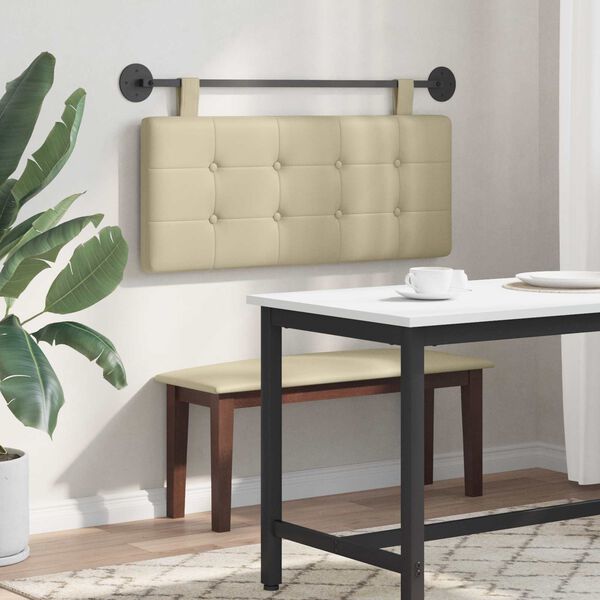 vidaXL Cabecera Colgante Montaje en la pared Cuero sint&eacute;tico