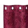 vidaXL Cortinas de Terciopelo 2 pcs Rojo vino 260 x 140 cm Terciopelo