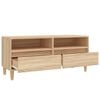 vidaXL Mueble de TV madera contrachapada roble Sonoma 100x34,5x44,5 cm