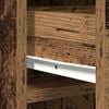 vidaXL Aparador alto con cajón Madera vieja 40 x 40,5 x 135 cm