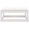 vidaXL Set de sal&oacute;n de jard&iacute;n de 12 piezas blanco madera maciza pino