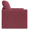 vidaXL Sofá cama Rojo vino 74 x 77 x 81 cm Terciopelo