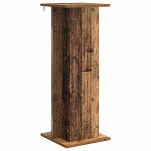 vidaXL Soporte de plantas Madera envejecida 30,5 x 30 x 80,5 cm