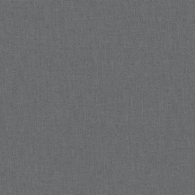 vidaXL Cuna con colchón tela de lino gris oscuro
