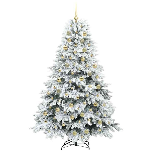vidaXL &Aacute;rbol de Navidad artificial con 300 LED 180 cm PE y PVC