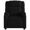 vidaXL Sillón reclinable de tela negro