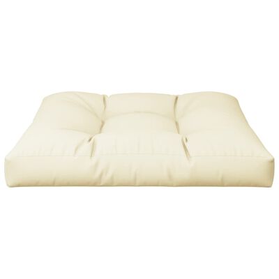 vidaXL Cojín para sofá de palets tela crema 80x80x12 cm