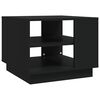 vidaXL Mesa de centro madera de ingenier&iacute;a negra 55x55x43 cm