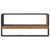vidaXL Conjunto de estantes de pared con estante 6 pcs Madera Vieja