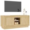vidaXL Mueble de TV madera contrachapada roble Sonoma 102x35x45 cm
