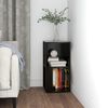 vidaXL Mueble de esquina madera contrachapada negro 33x33x67 cm