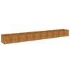 vidaXL Jardinera elevada de acero corten 386x50x36 cm