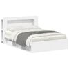 vidaXL Estructura de cama con almacenamiento Blanco 140 x 200 cm