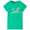 Camiseta infantil verde ne&oacute;n 140