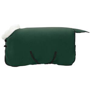 vidaXL Manta para Caballo Verde oscuro completo 75 cm Forro polar