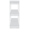 vidaXL Estantería/divisor de espacios blanco 100x30x87 cm