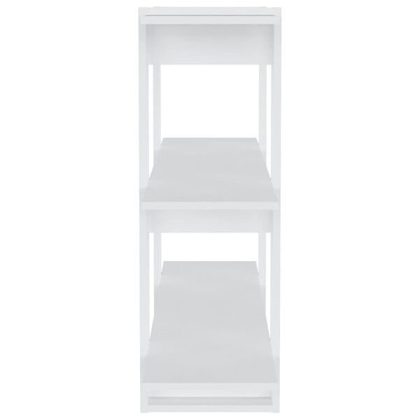 vidaXL Estantería/divisor de espacios blanco 100x30x87 cm