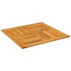 vidaXL Tablero de mesa cuadrado madera maciza de acacia 80x80x2,2 cm