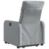 vidaXL Sill&oacute;n el&eacute;ctrico reclinable elevable de tela gris claro