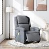 vidaXL Sillón reclinable de masaje eléctrico terciopelo gris oscuro