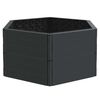 vidaXL Jardinera PP gris antracita