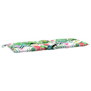 vidaXL Coj&iacute;n para banco de jard&iacute;n tela multicolor 120x50x7 cm