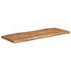vidaXL Tablero rectangular madera de acacia borde vivo 90x40x2,5 cm