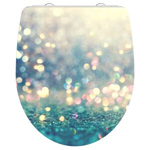 SCH&Uuml;TTE Asiento de WC Duroplast con brillo y cierre suave MAGIC LIGHT