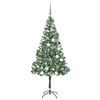 vidaXL &Aacute;rbol de Navidad artificial Verde 180 cm PVC y acero