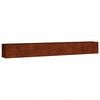 vidaXL Jardinera acero corten 360x40x40 cm