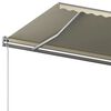 vidaXL Toldo de pie retr&aacute;ctil manual color crema 500x300 cm
