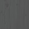 vidaXL Sof&aacute; cama sin colch&oacute;n madera maciza de pino gris 90x190 cm