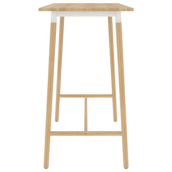 vidaXL Mesa alta y taburetes de bar 5 piezas azul