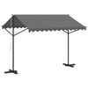 vidaXL Toldo independiente Gris 3 x 3 m Poli&eacute;ster