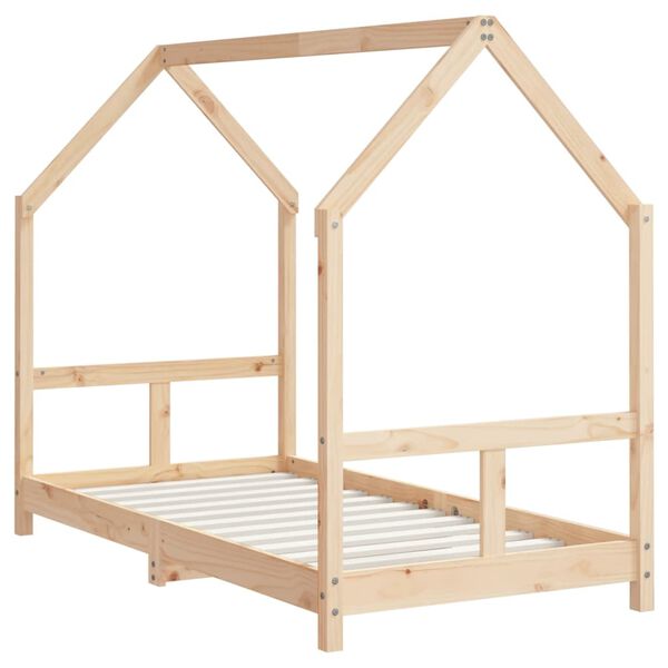 vidaXL Estructura de cama para ni&ntilde;os madera maciza de pino 80x160 cm