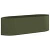 vidaXL Cama de Jard&iacute;n Elevada Verde oliva 140 x 40 x 40 cm Acero