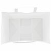 vidaXL Bolsas de papel con asas 50 uds blanca 32x22x28 cm
