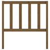 vidaXL Cabecero de cama madera maciza de pino marr&oacute;n miel 106x4x100 cm