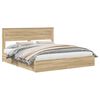 vidaXL Cama con almacenamiento con caj&oacute;n Roble Sonoma 180 x 200 cm