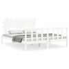 vidaXL Estructura de cama sin colch&oacute;n madera maciza de pino 160x200 cm