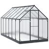 vidaXL Invernadero de Jard&iacute;n Gris antracita 183,5 x 363,5 x 207 cm